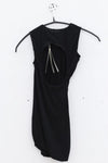 Un Morceau Irregular Cutout Twist Top UM231SZ31 Black PUM44